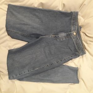 TopShop Raw Hem Joni Jeans